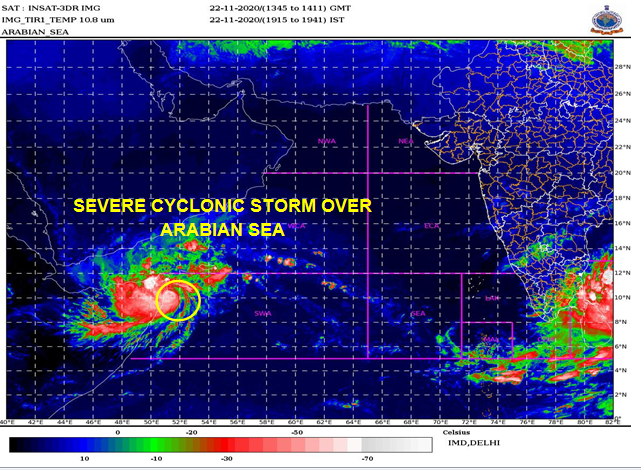 Well Marked Low Pressure area over southwest and adjoining southeast Bay of Bengal