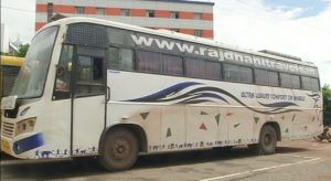 Transport Department Seized Bus Running With Out Permit And Fitness Certificate