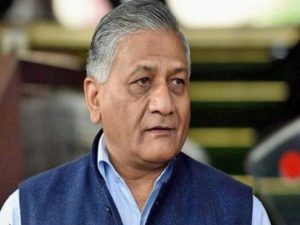 Former Indian Army chief  VK Singh Targeted Opposition Over Pulwama Pakistan Statement
