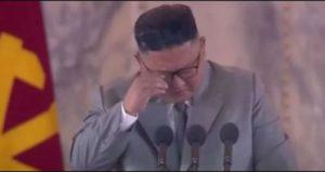 Kim Jong Un Wipes Away Tears During Rare Apology To North Koreans