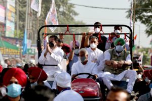 Rahul Gandhi Targets PM Modi During Ccongress Tractor Rally In Punjab