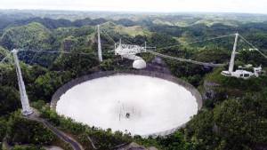 Arecibo Observatory Antenna Broken Danger To Earth James Bond Golden Eye At Science
