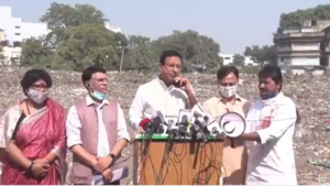 Congress Leader Randeep Surjewala PC In Patna GPO Dumping Ground Bihar Election
