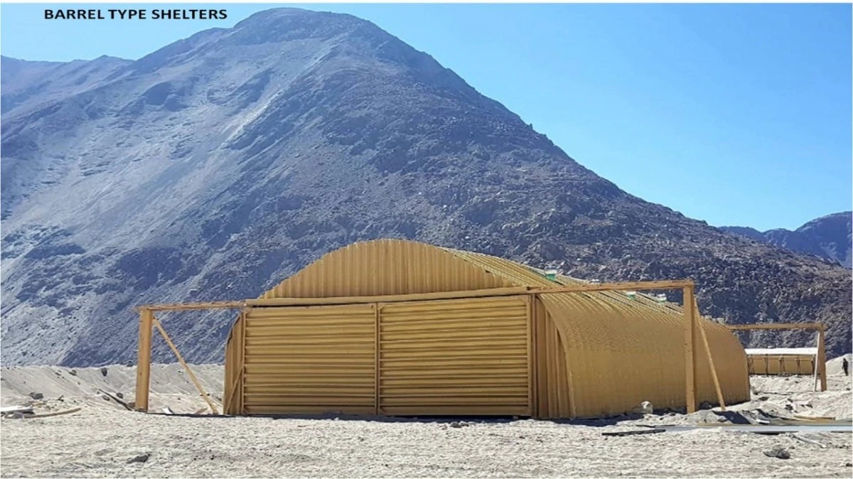 Indian Army has completed establishment of habitat facilities for all troops deployed in Eastern Ladakh