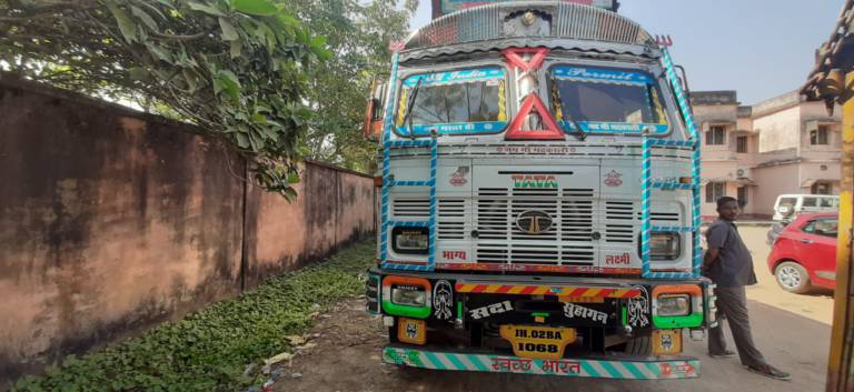 Bhadrak RTO Fined 87,620 Rupees To An Truck For Playing In Road With Out Permit