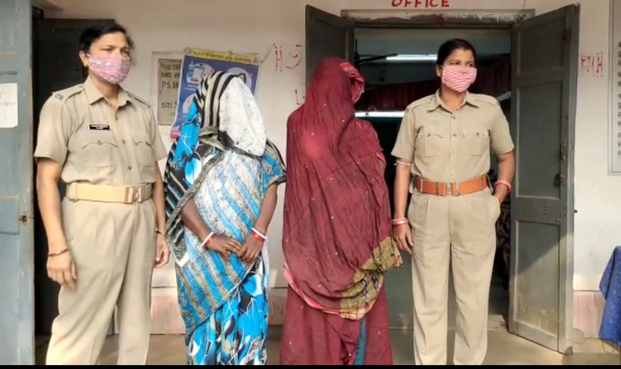 Bhadrak Police Arrested Daughter In Law And Mother In Law For Illegal Liquor Business
