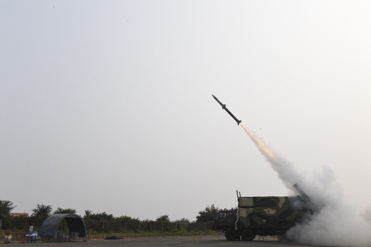 DRDO conducted successful maiden launch of Akash-NG Missile