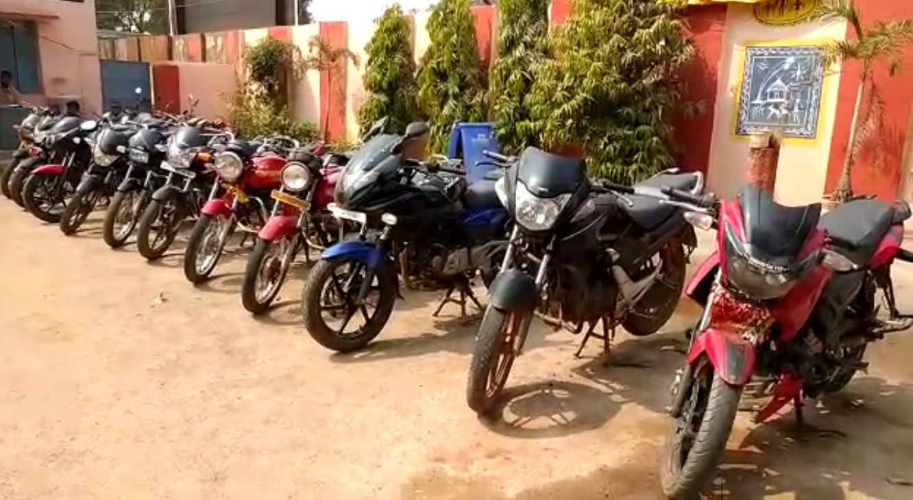 Jeypore Town Police Seized 11 Stolen Bike