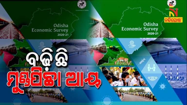 Odisha Economic Survey Report, Per Capita Income Increased By 115.60 Percentage