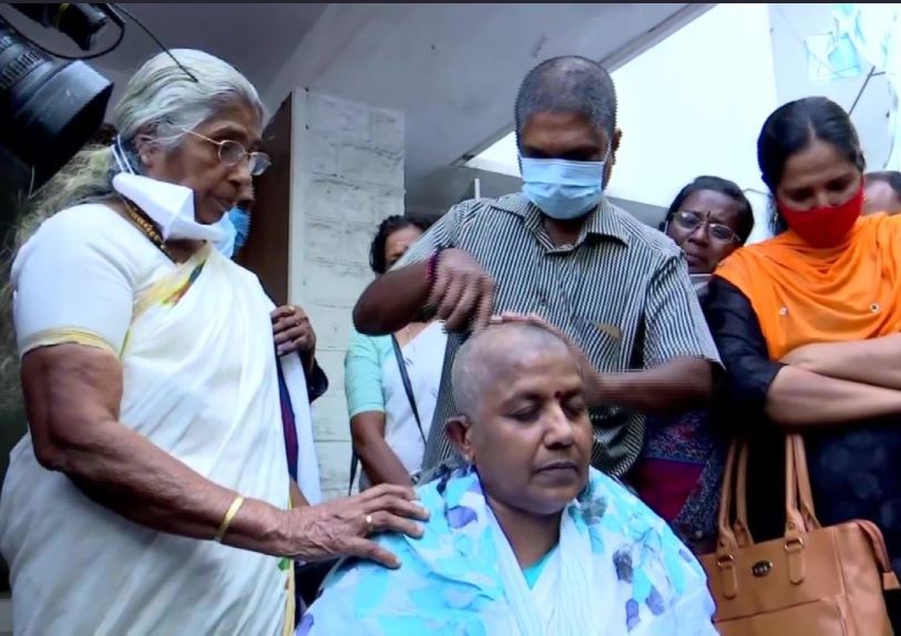 Denied party ticket, Kerala Mahila Congress chief Lathika Subhash resigns, shaves head in protest