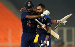 India finish with their highest T20I score against England