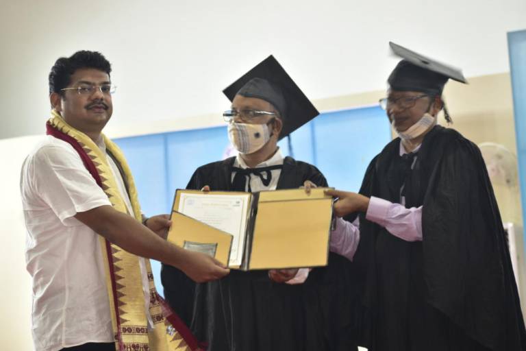 Byomakesh Ray Awarded PhD From Utkal University In Political Science