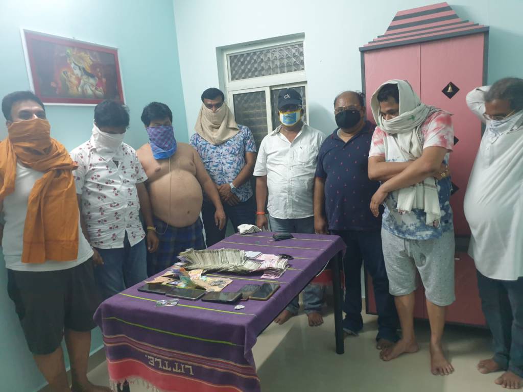 Gambling Den Busted In Ganjam, 8 Arrested