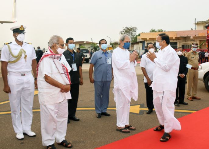 Vice President Returned Delhi After Two Days Odisha Visit