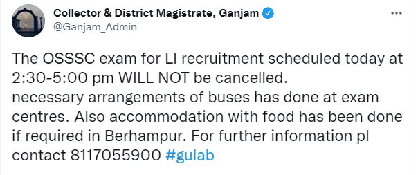 OSSSC Exam For LI recruitment Scheduled Today Will Not Be Cancelled