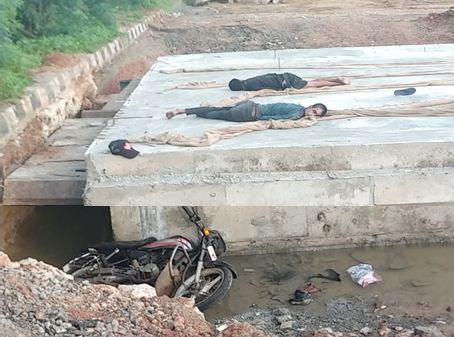 Two Dead Body Found In Constructional Over Bridge Of Jajpur