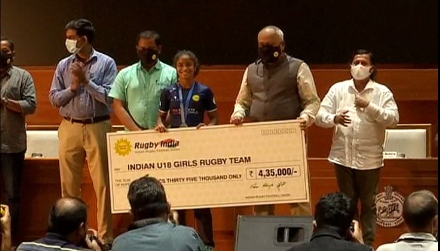 U-18 Indian Women's Rugby Team Felicitated By Govt. Of Odisha  