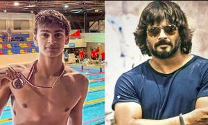 R Madhavan Son Won 7 Medal In Swiming Championship