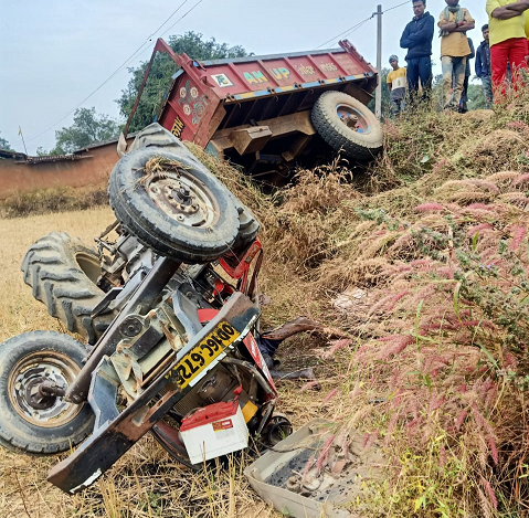 Tractor Over Turned In Paddy Field, Couple Killed In Sundargarh