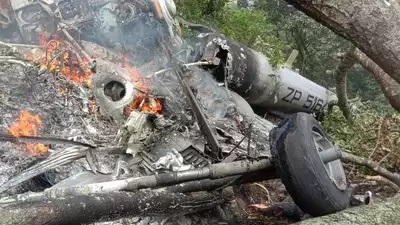 CDS General Bipin Rawat Chopper Crash, 3 Jumped After Fire In Helicopter