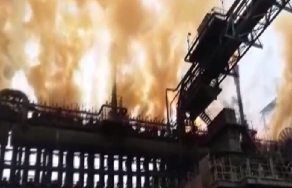 Fire Broke Outs Coke plant of Tata Steel Factory in Jamshedpur