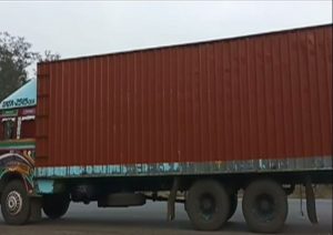 Simulia Police Seized Cow Laden Container In Soro