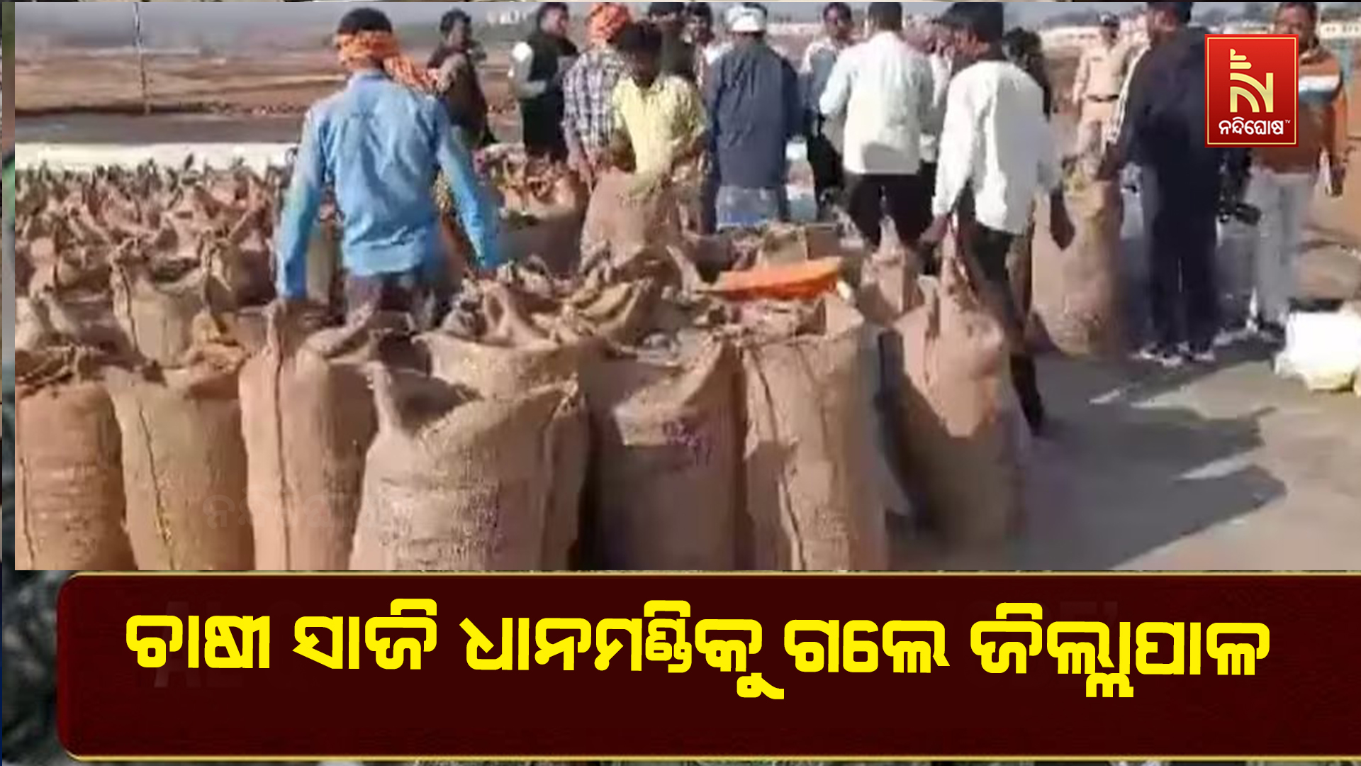 ଚାଷୀ ସାଜି ଧାନମଣ୍ଡିକୁ ଗଲେ ଜିଲ୍ଲାପାଳ