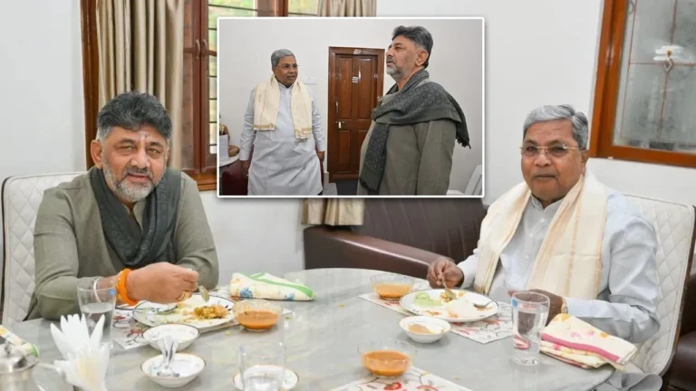 କର୍ଣ୍ଣାଟକ ମୁଖ୍ୟମନ୍ତ୍ରୀ ଚୌକି ବିବାଦ: ସିଦ୍ଦରମୈୟାଙ୍କୁ ଭେଟିଲେ ଶିବକୁମାର