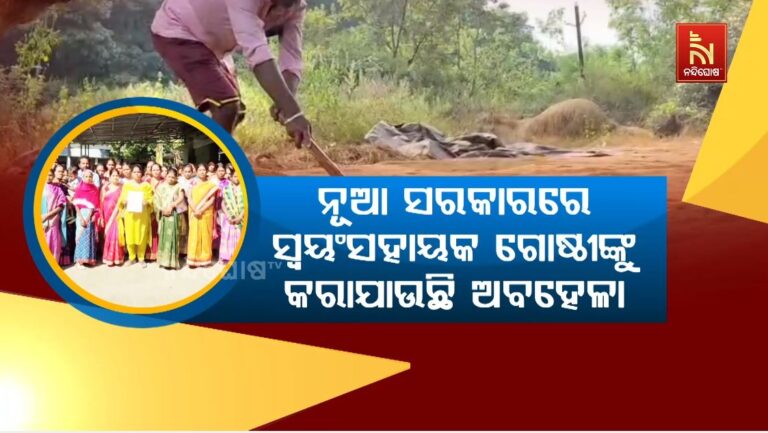 ନୂଆ ସରକାରରେ ସ୍ବୟଂସହାୟକ ଗୋଷ୍ଠୀଙ୍କୁ କରାଯାଉଛି ଅବହେଳା