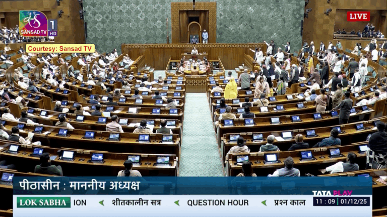 ଏସଆଇଆରକୁ ନେଇ ସଂସଦରେ ବିରୋଧୀଙ୍କ ହଙ୍ଗାମା