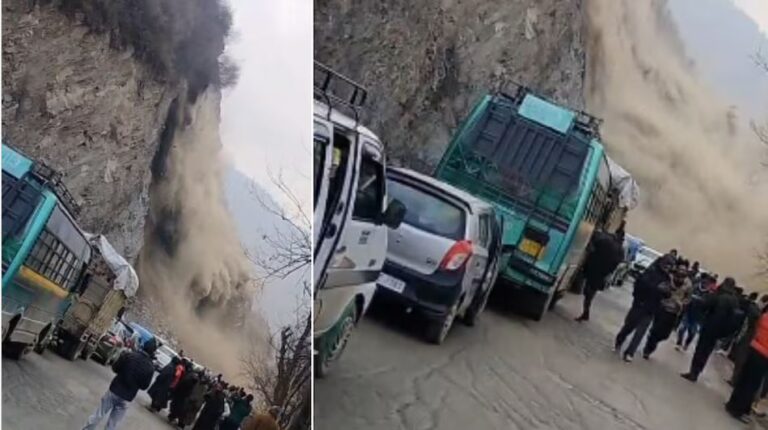 କାଶ୍ମୀର ଜାତୀୟ ରାଜପଥରେ ବଡ ଧରଣର ଭୂସ୍ଖଳନ, ଯାତାୟାତ ଠପ୍