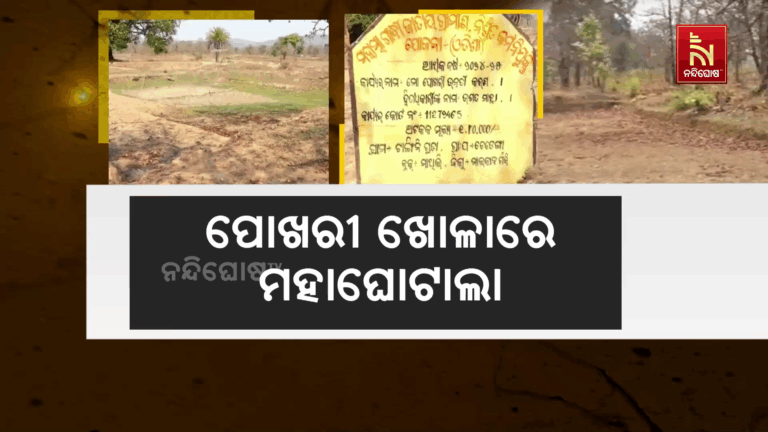 ପୋଖରୀ ଖୋଳାରେ ମହାଘୋଟାଲା, ଗୋଟିଏ ପୋଖରୀକୁ ୨ ଜଣ ହିତାଧିକାରୀ