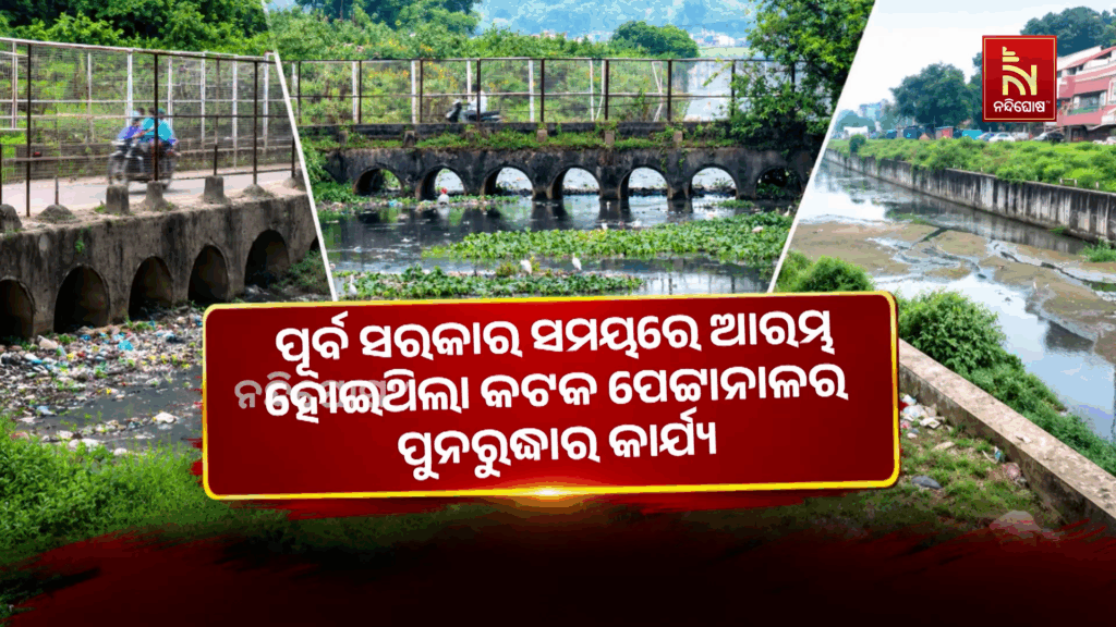 ପୂର୍ବ ସରକାର ସମୟରେ ଆରମ୍ଭ ହୋଇଥିଲା କଟକ ପେଟ୍ଟାନାଳର ପୁନରୁଦ୍ଧାର କାର୍ଯ୍ୟ