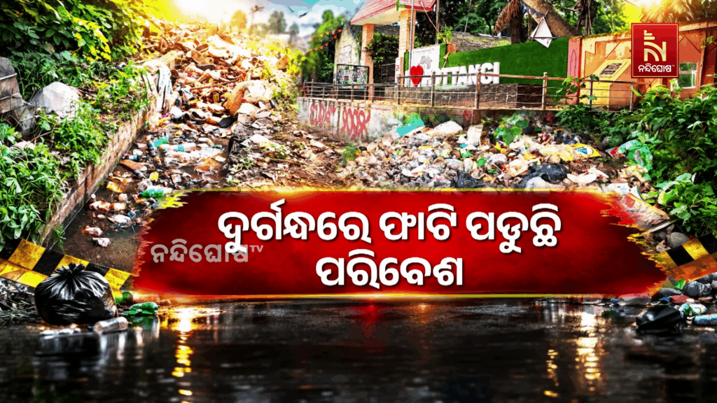ପଟାଙ୍ଗୀରେ ବିପର୍ଯ୍ୟସ୍ତ ପରିମଳ ବ୍ୟବସ୍ଥା, ଦୁର୍ଗନ୍ଧରେ ଫାଟି ପଡୁଛି ପରିବେଶ
