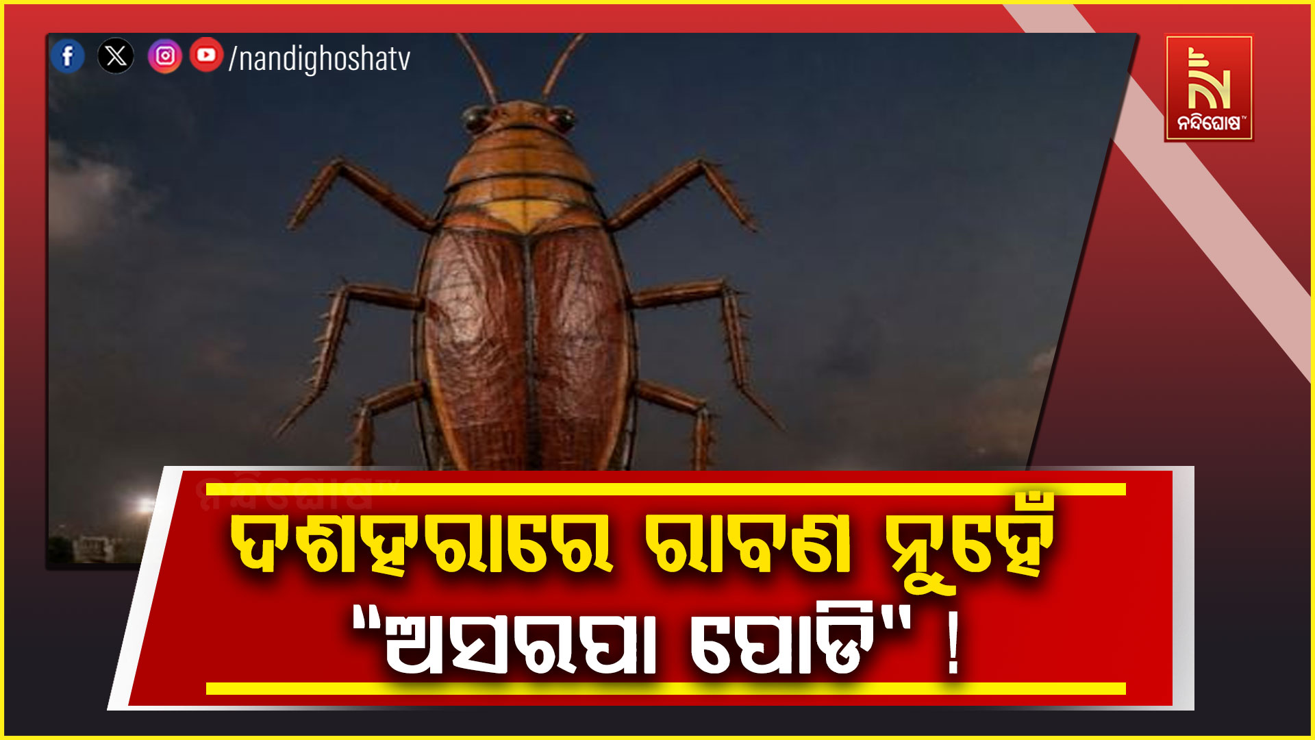 ଦଶହରାରେ ରାବଣ ନୁହେଁ ‘‘ଅସରପା ପୋଡି’’ !