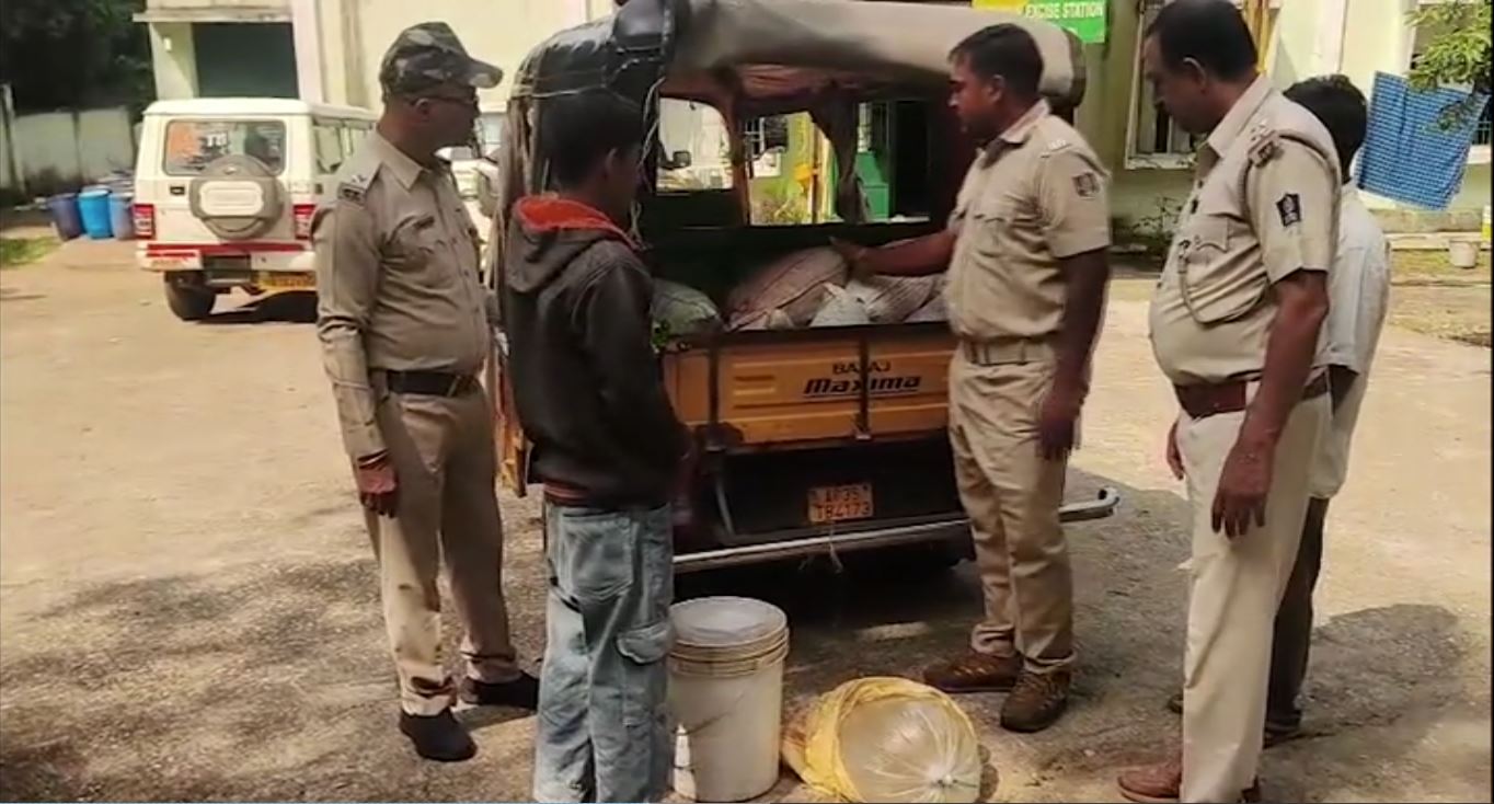 ଗୁଣପୁର ମରମା ପଞ୍ଚାୟତରୁ ଦେଶୀ ରନ୍ଧା ମଦ ଜବତ