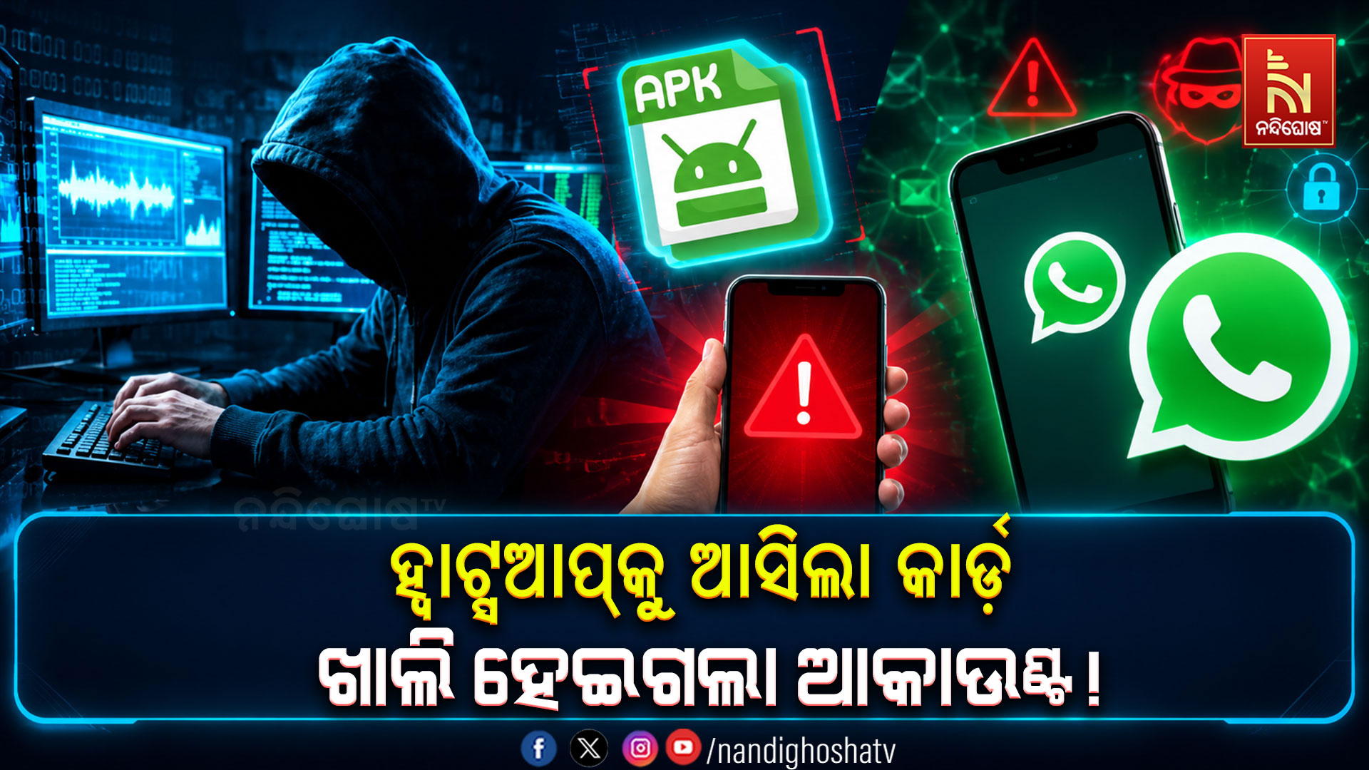 ସାଇବର ଠକେଇର ନୂଆ ଫର୍ମୁଲା, କାର୍ଡ଼ ପଠାଇ ଖାଲି କରିଦେଲେ ଆକାଉଣ୍ଟ!